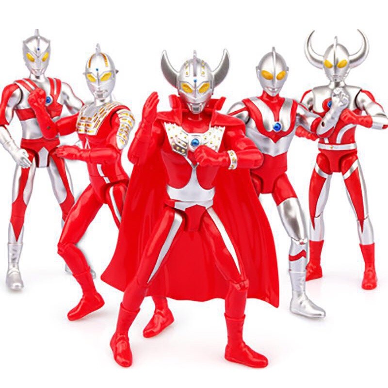 17CM PVC UltraSeven King Joe Ultraman Taro Figura De Acción Modelo Artículos De Decoración Juguete Infantil